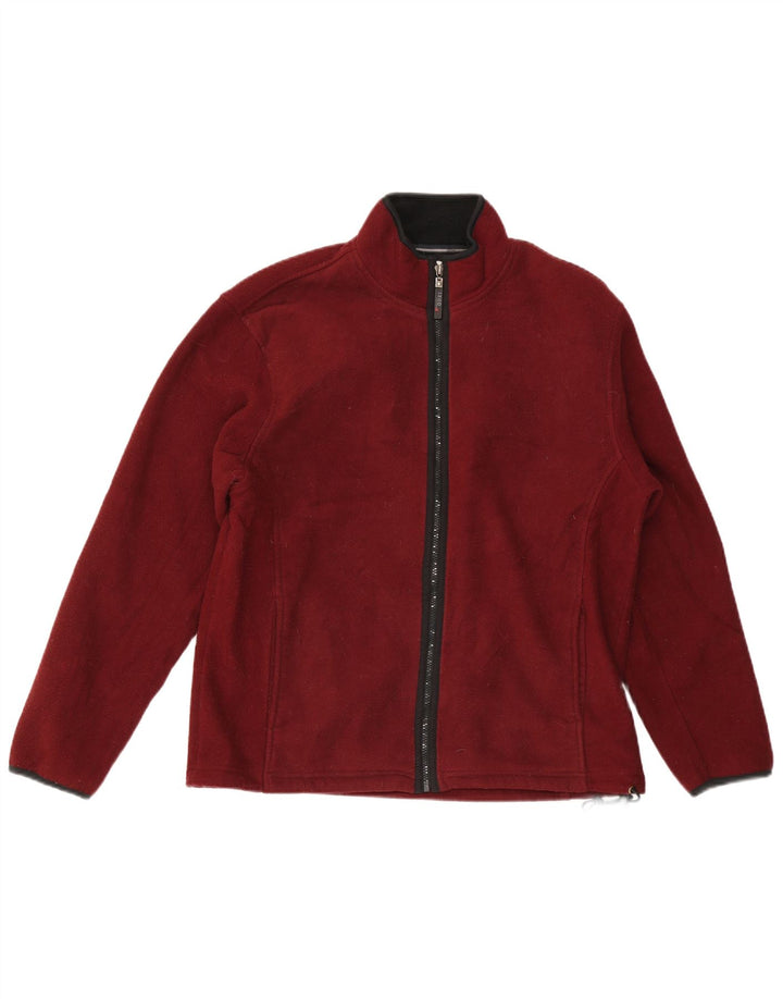 Izod Herren Fleecejacke Medium Burgund Polyester