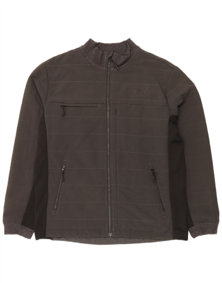 THE NORTH FACE Wattierte Herrenjacke UK 42 XL Graues Colourblock-Polyester