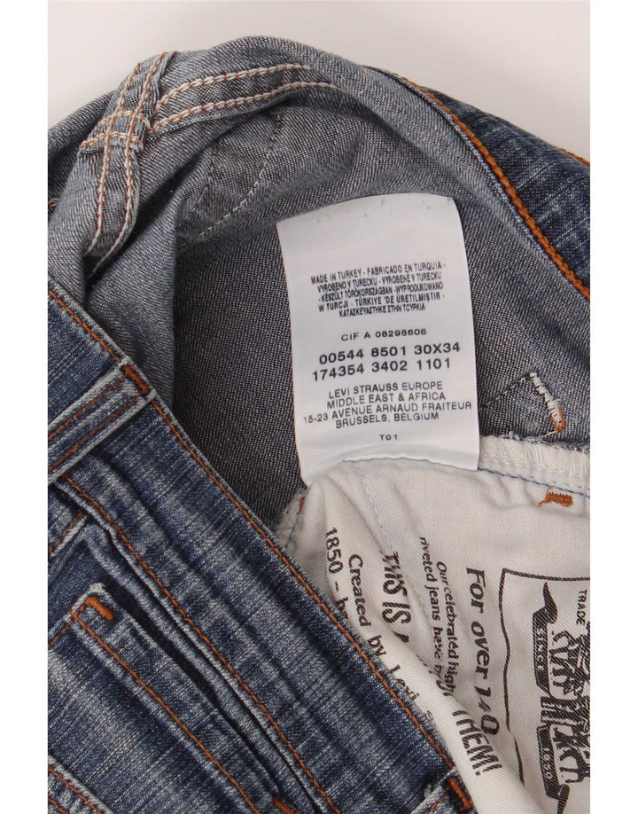Levi's Schlagjeans für Damen, W30 L30, blaue Baumwolle