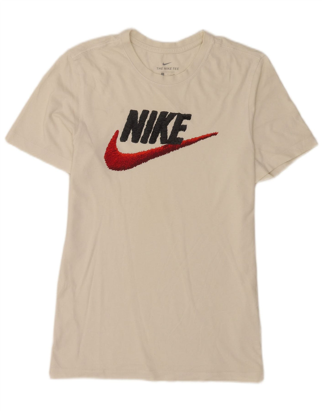 Nike Herren-T-Shirt mit Grafik, Größe S, weiße Baumwolle