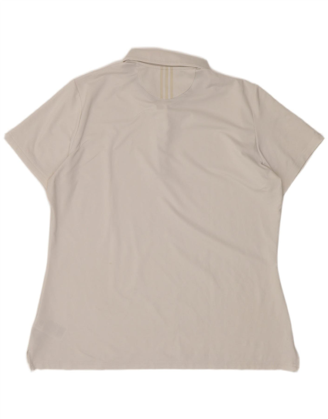Adidas Damen Poloshirt UK 18 XL Weiß Polyester