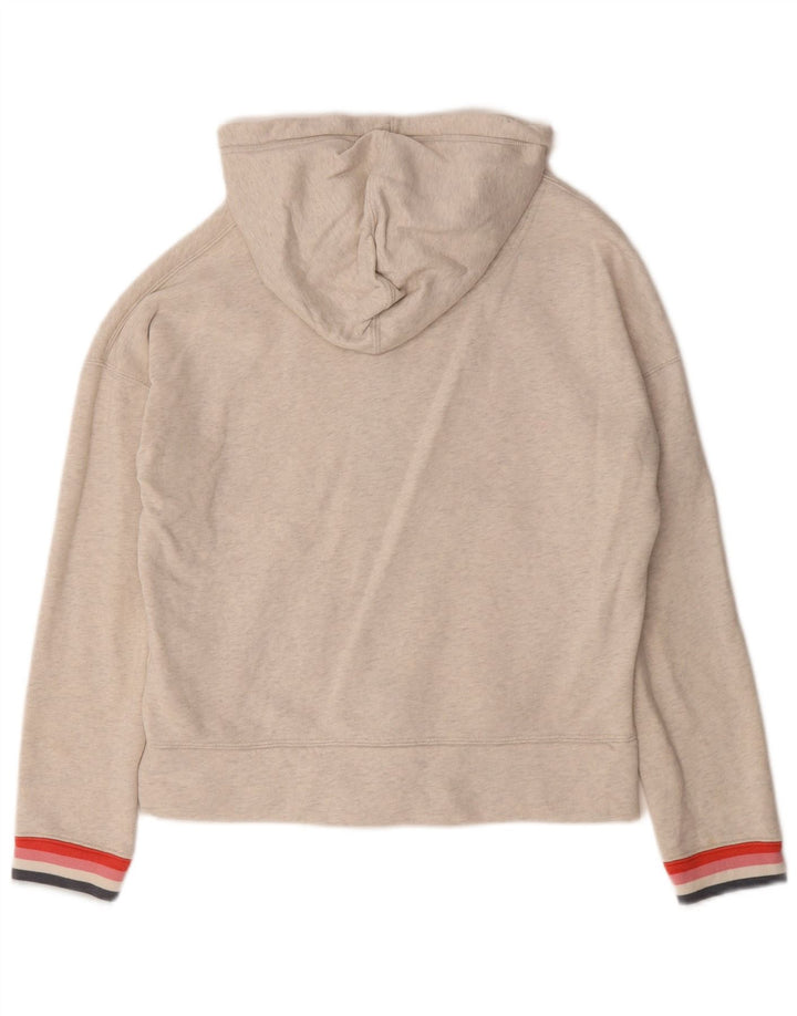 Joules Damen-Pullover mit Kapuze, übergroß, mit Reißverschluss, Gr. 10, Größe S, Beige, Polyester