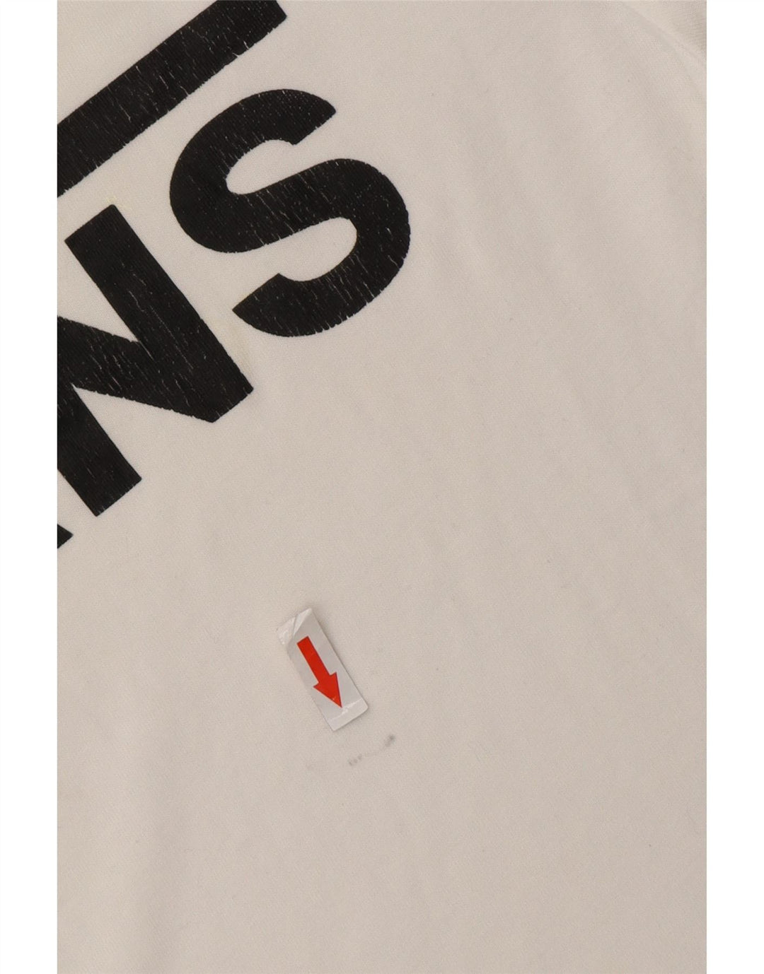 VANS Damen Grafik T-Shirt Top UK 6 XS Weiß