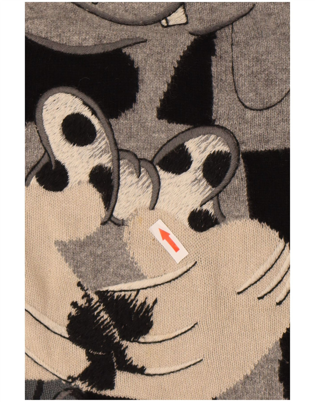 Iceberg Damen Looney Tunes Rollkragenpullover IT 46 Große schwarze Wolle