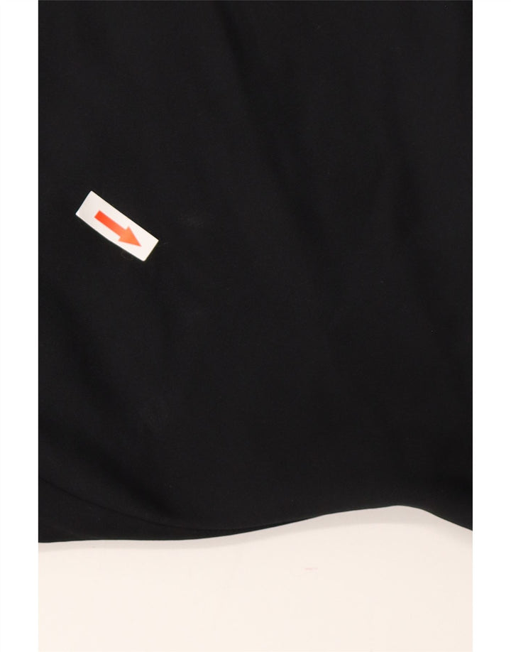 NIKE Herren Dri Fit Pullover-Trainingsanzugoberteil mit Reißverschluss, Mittelschwarz, Farbblock