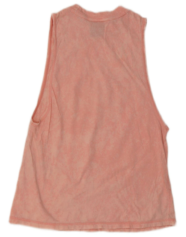 Nike Womens Graphic Vest Top UK 10 Small Pink Tie Dye