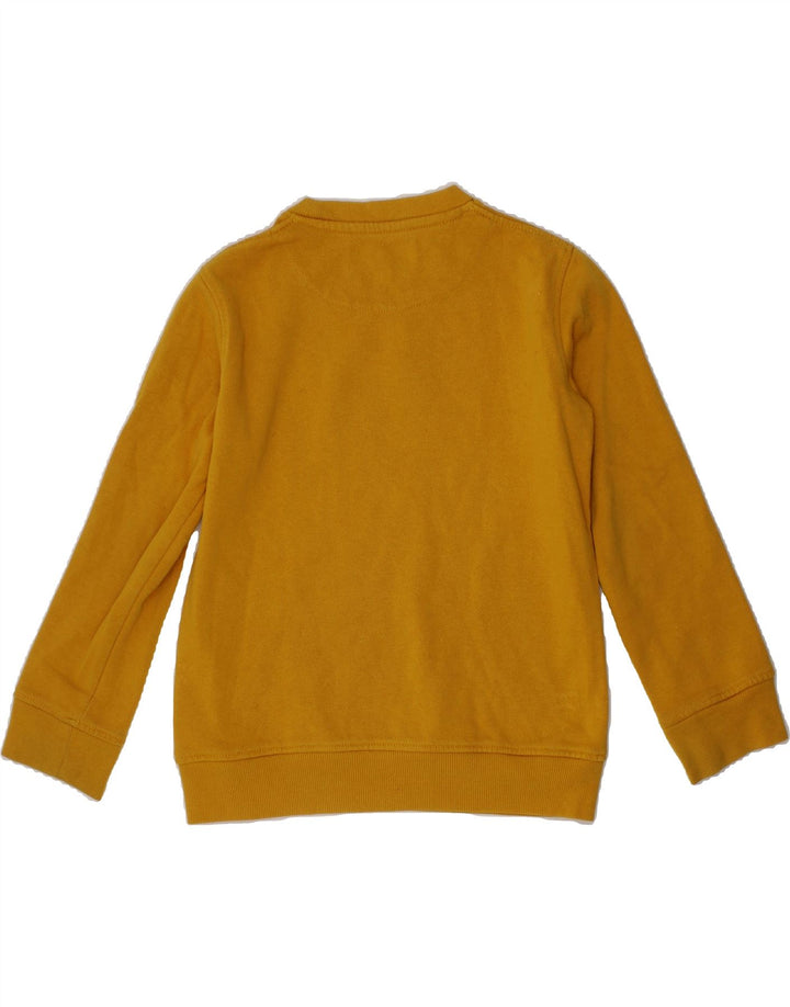 HARMONT & BLAINE Boys Graphic Sweatshirt Jumper 5-6 Years Yellow Classic Vintage Harmont & Blaine and Second-Hand Harmont & Blaine from Messina Hembry 