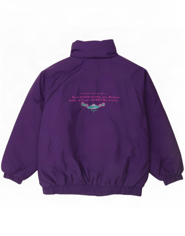 Skiss Womens Graphic Übergroße Skijacke EU 46 XL Lila Farbblock