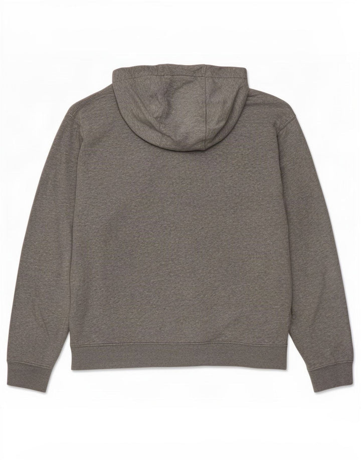 Nike Herren Kapuzenpullover, groß, graue Baumwolle