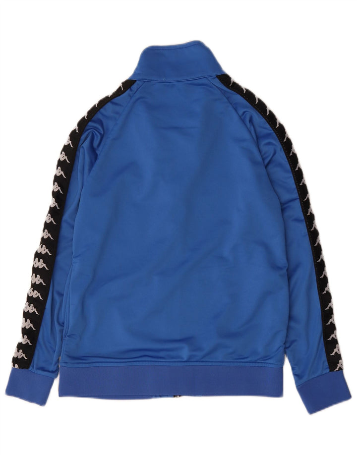 Kappa Damen-Trainingsanzugoberteil mit Grafik, UK 12, Mittelblau, Farbblock