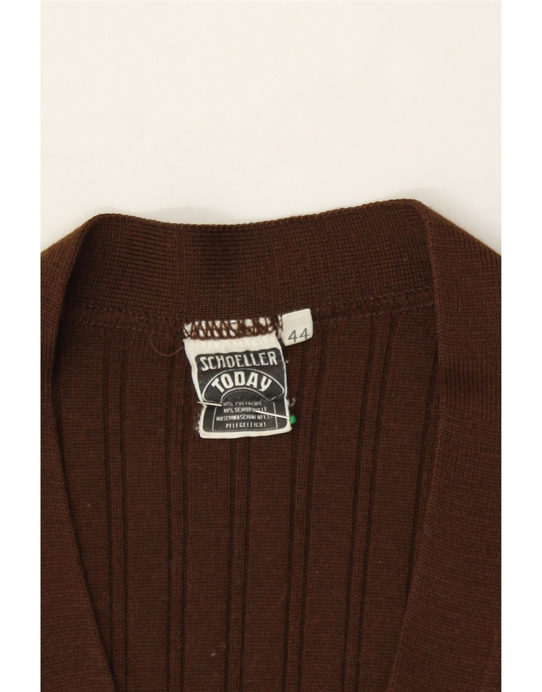 SCHOELLER TODAY Womens Cardigan Sweater IT 44 Medium Brown Polyacrylic Vintage Schoeller Today and Second-Hand Schoeller Today from Messina Hembry 