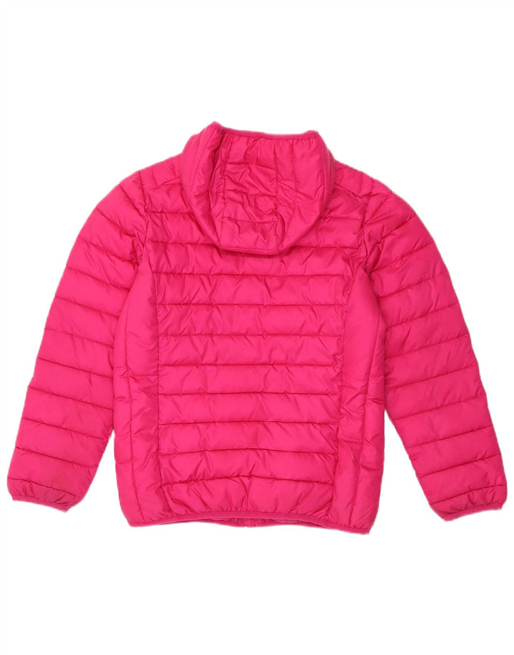 Ellesse Wattierte Jacke mit Kapuze für Mädchen, 12–13 Jahre, Rosa, Polyester