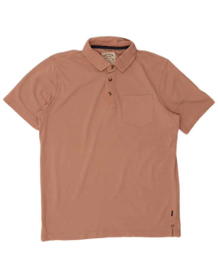Fat Face Herren-Poloshirt, groß, rosa, Baumwolle
