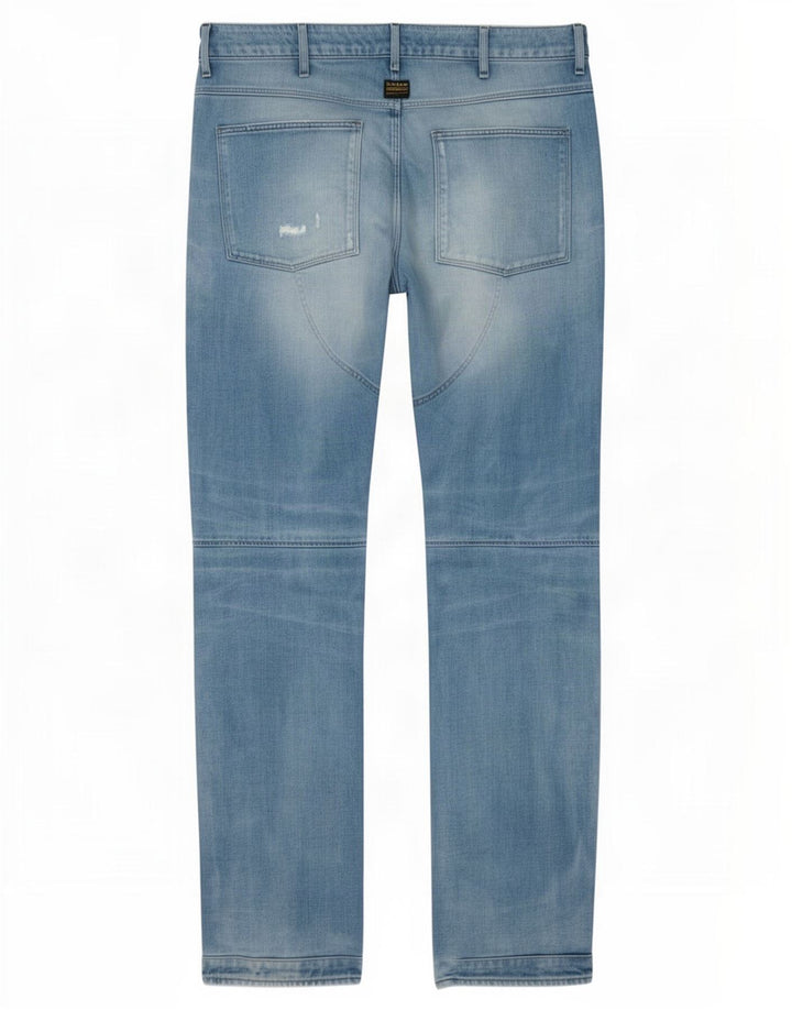 G-Star Herren Distressed Slim Jeans W34 L36 Blaue Baumwolle