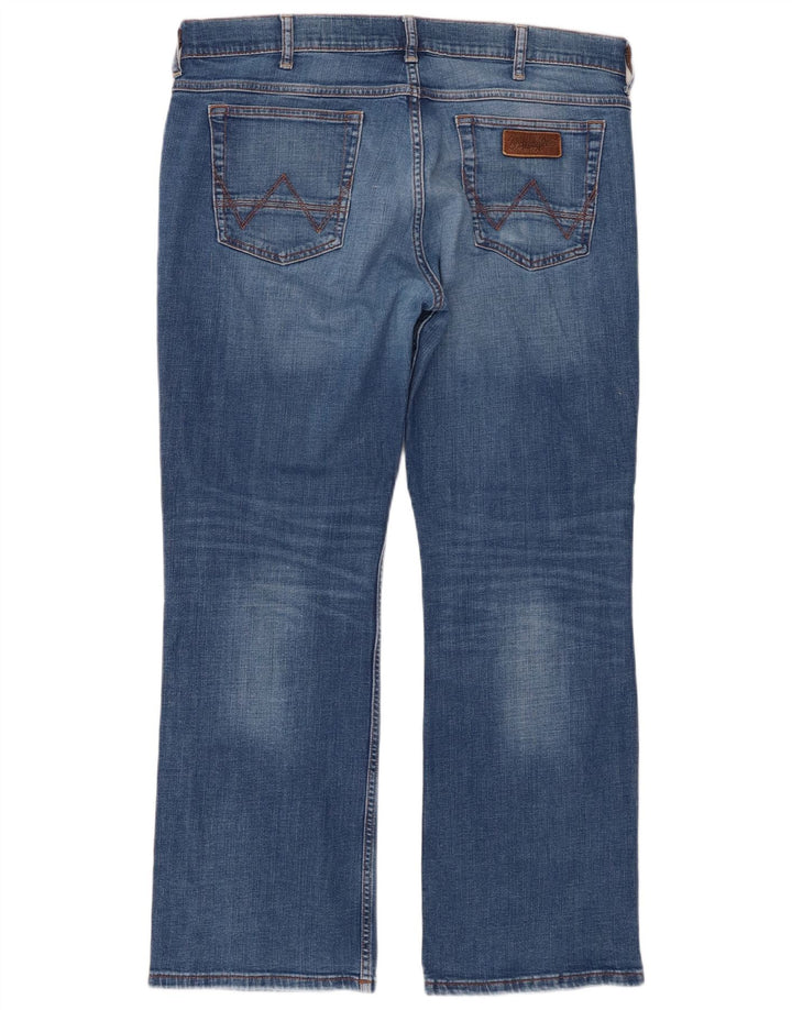 Wrangler Herren Jacksville Bootcut Jeans W36 L30 Blaue Baumwolle