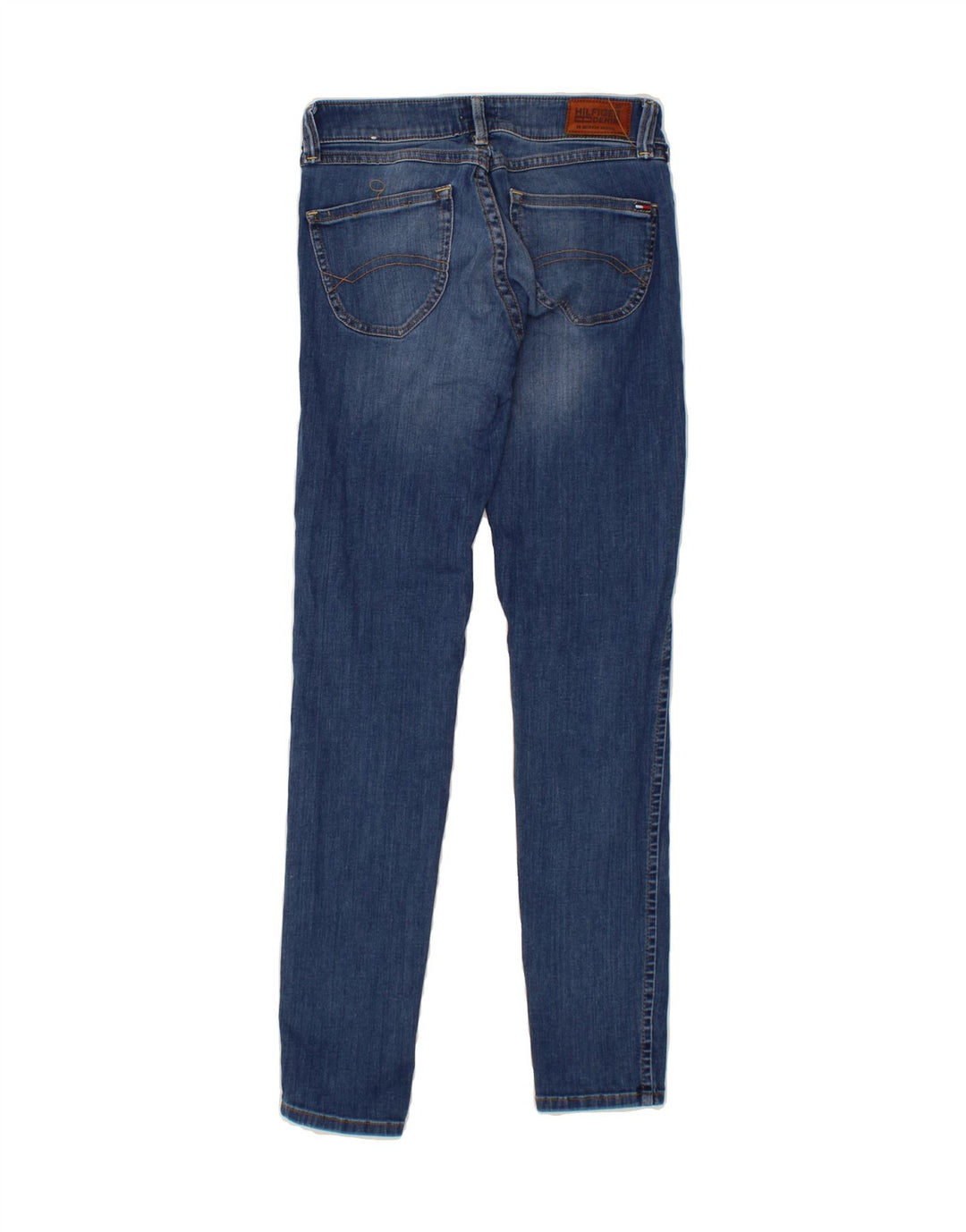 TOMMY HILFIGER Womens Slim Jeans W27 L30  Blue Cotton Vintage Tommy Hilfiger and Second-Hand Tommy Hilfiger from Messina Hembry 