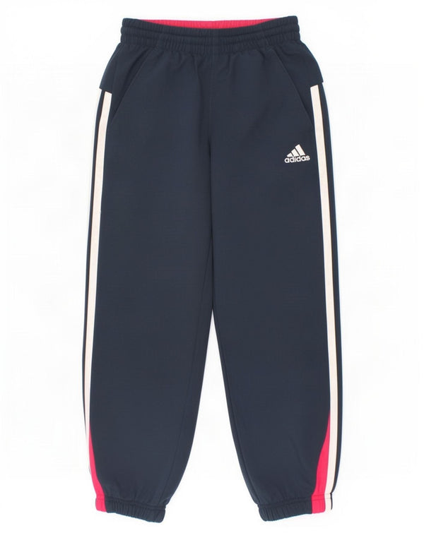 Adidas Mädchen-Trainingshose, Jogginghose, 5–6 Jahre, Marineblau, Polyester