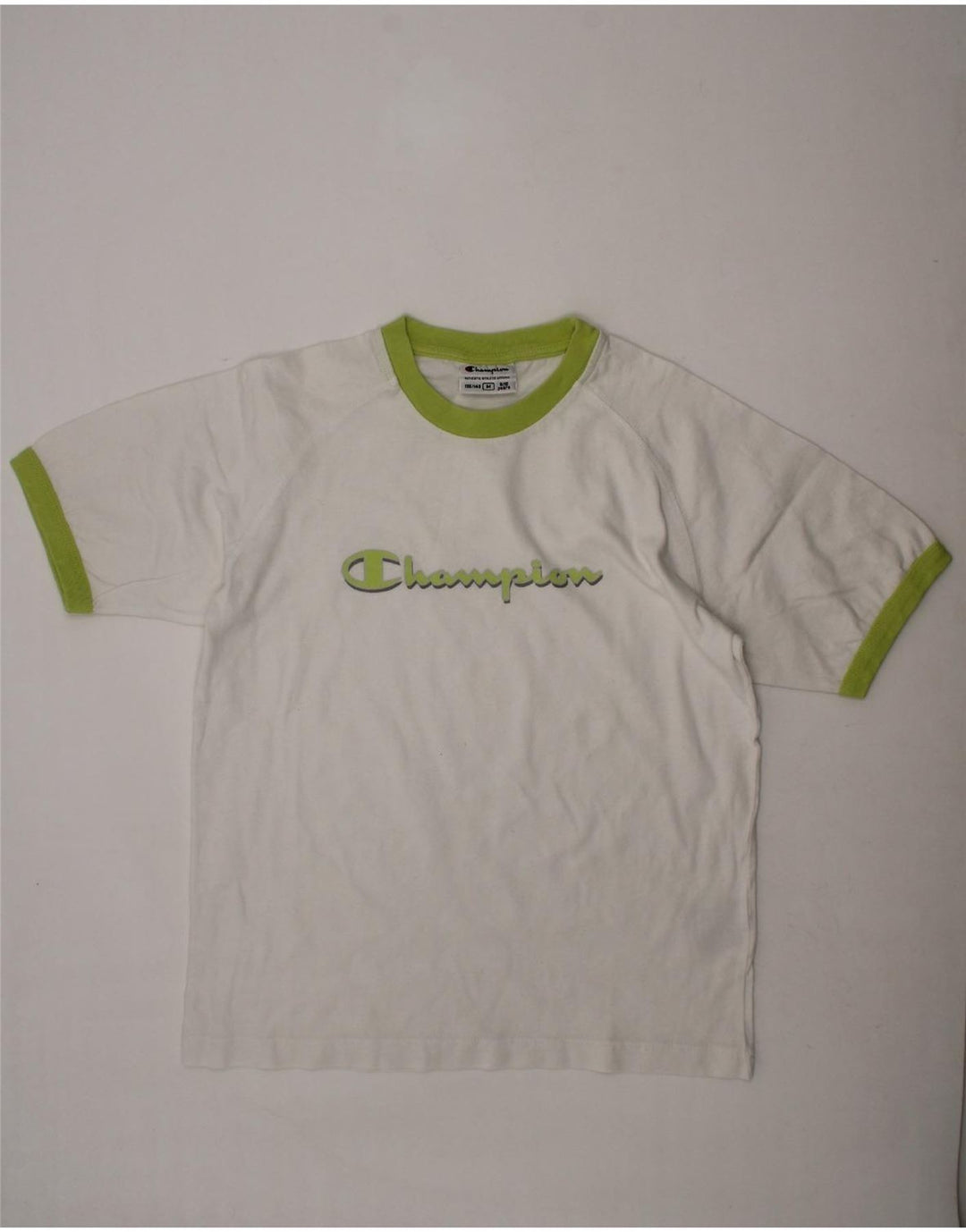 CHAMPION Boys Graphic T-Shirt Top 9-10 Years Medium  White Cotton Vintage Champion and Second-Hand Champion from Messina Hembry 