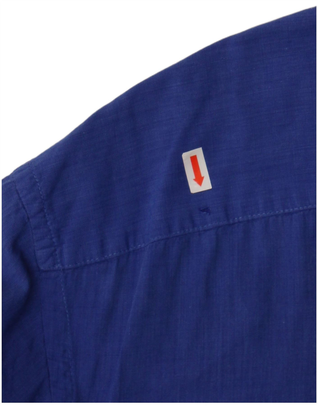 Sergio Tacchini Herren Kurzarmhemd Große blaue Baumwolle