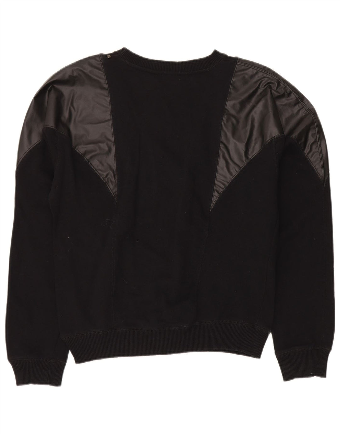Diesel Damen-Sweatshirt-Pullover UK 14 Mittelschwarze Baumwolle