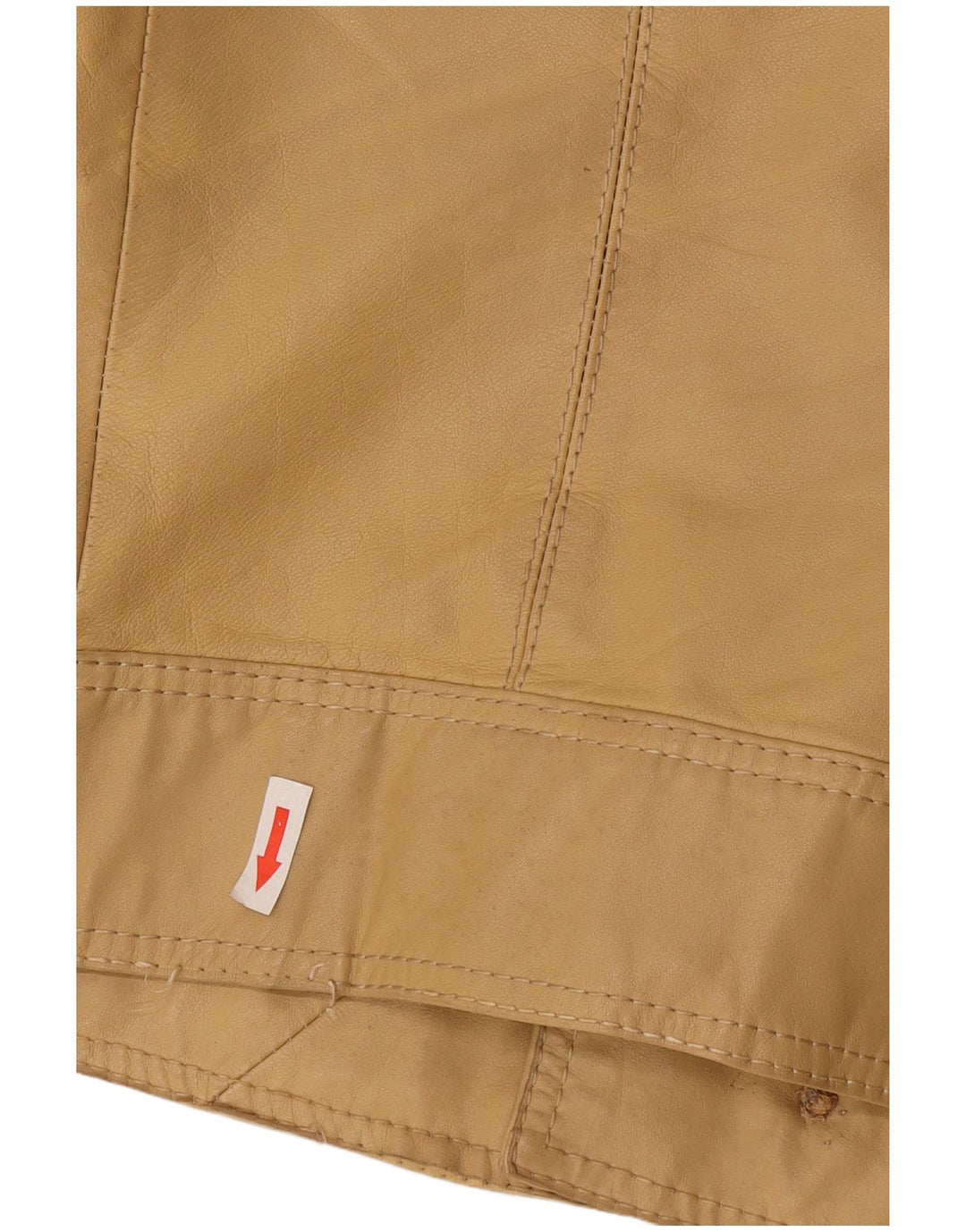 Vintage Damen Bomberjacke UK 10 Small Beige