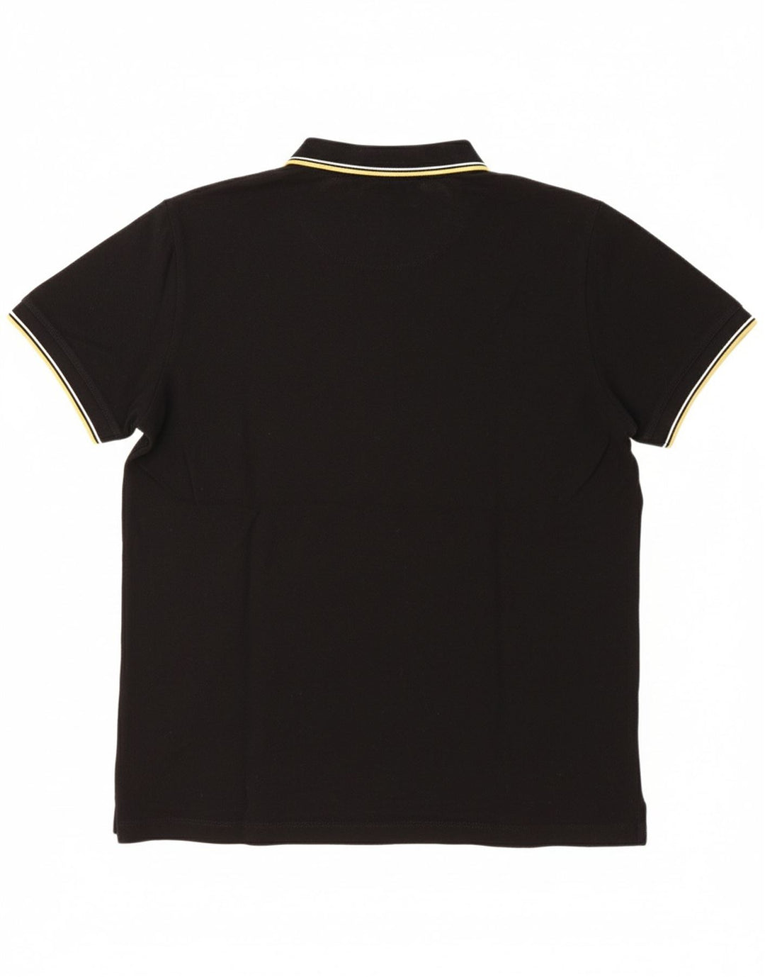 DIESEL Mens Polo Shirt Large Black Cotton