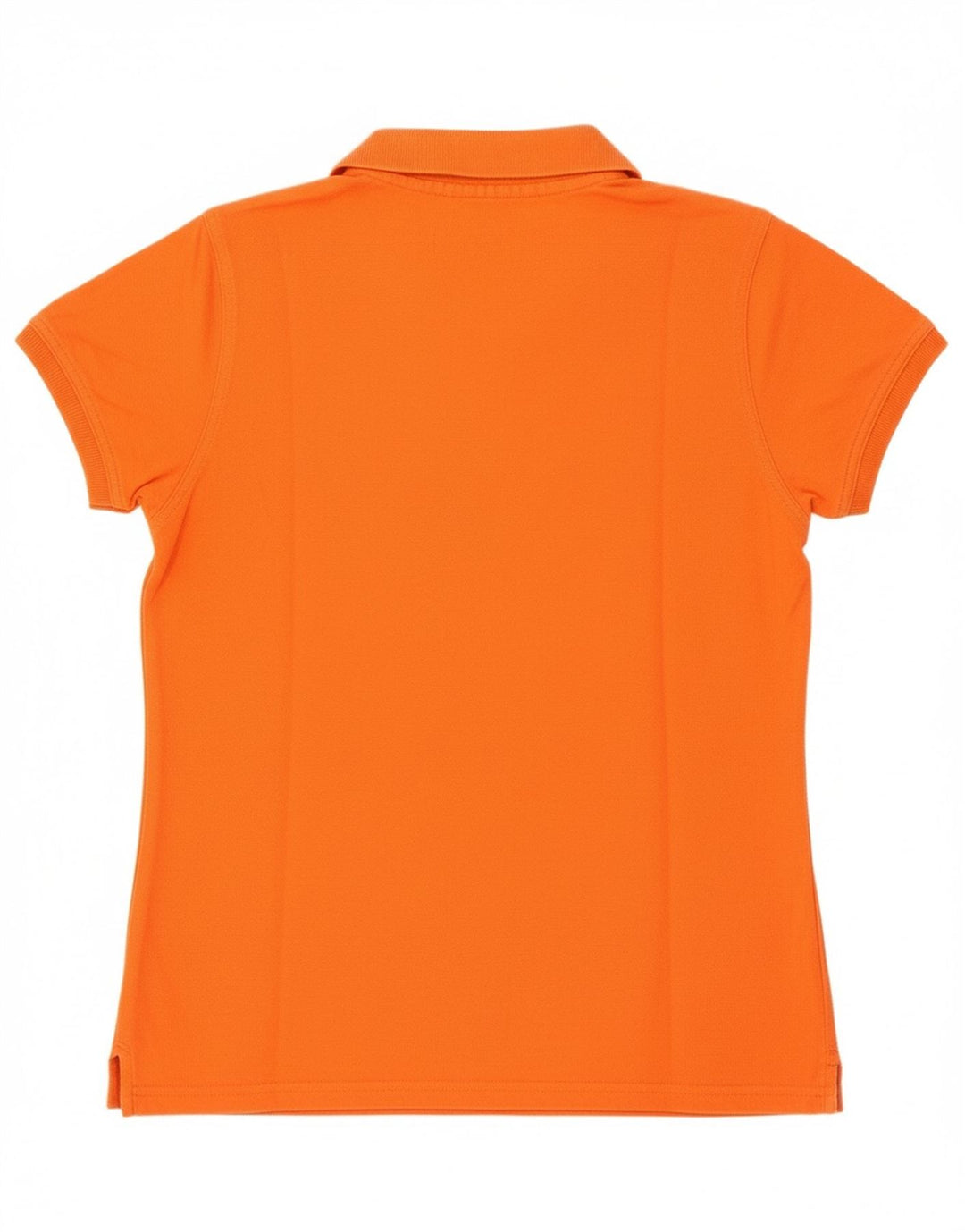 Reebok Damen Poloshirt UK 12 Medium Orange Baumwolle