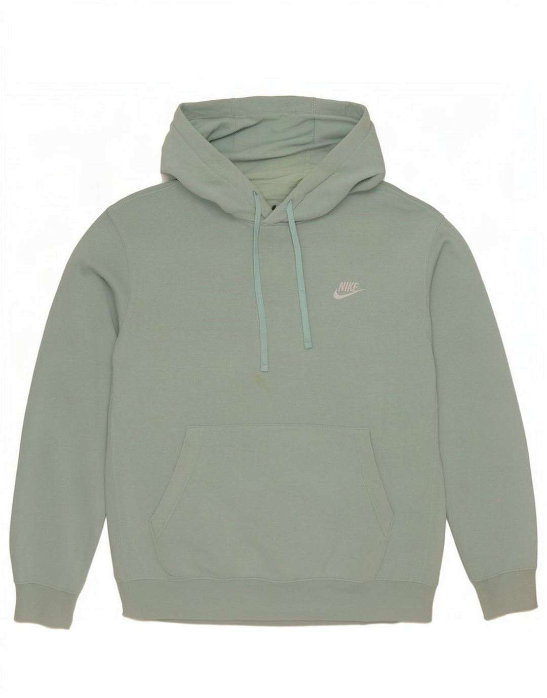 Nike Herren Kapuzenpullover aus mittelgrüner Baumwolle