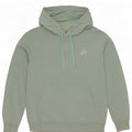 Nike Herren Kapuzenpullover aus mittelgrüner Baumwolle