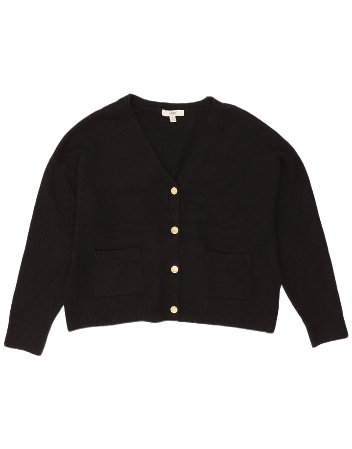 Marks & Spencer Damen-Strickjacke in Übergröße, Gr. 14, mittelschwarz