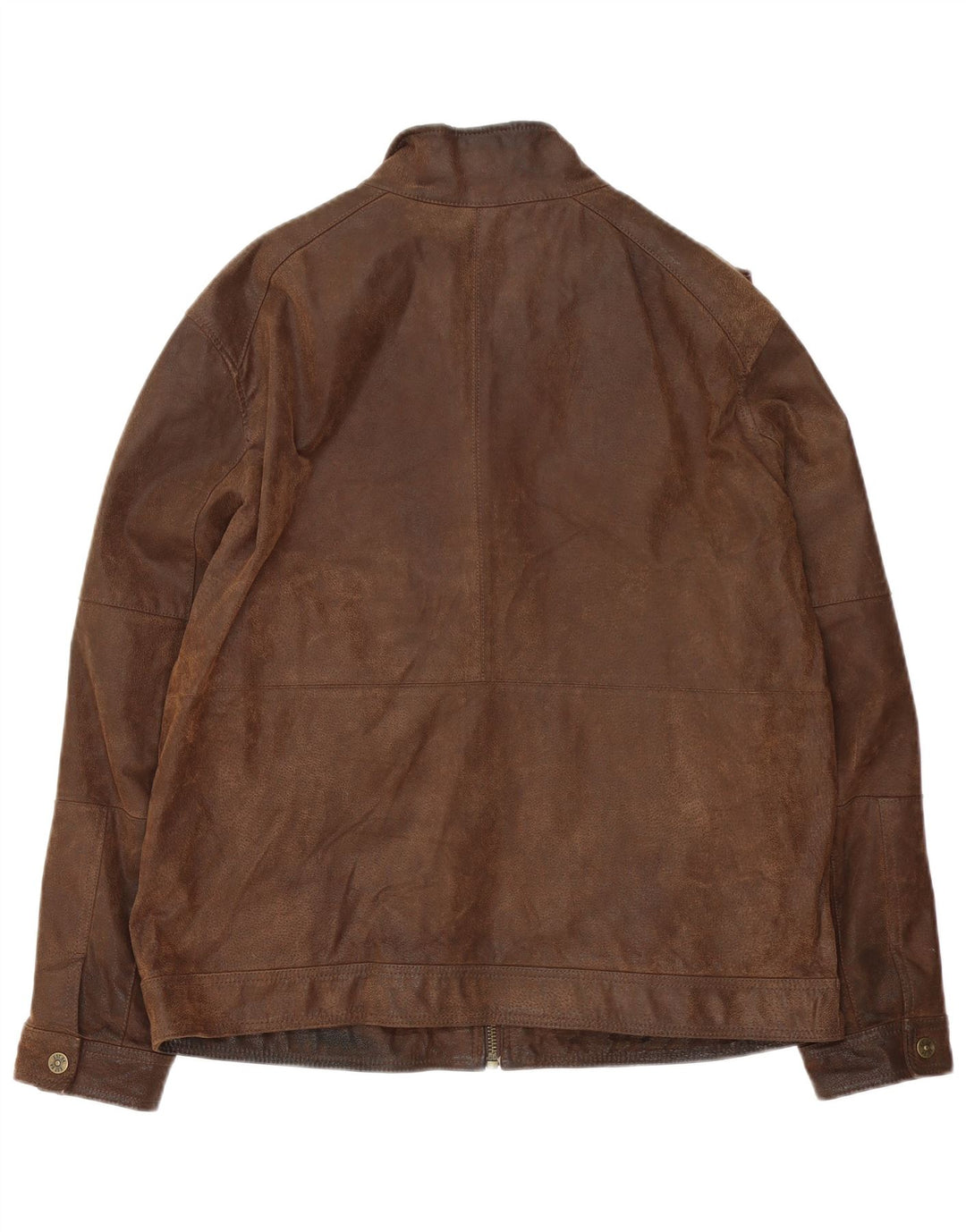 Marks & Spencer Herren Lederjacke UK 42 XL Braunes Leder