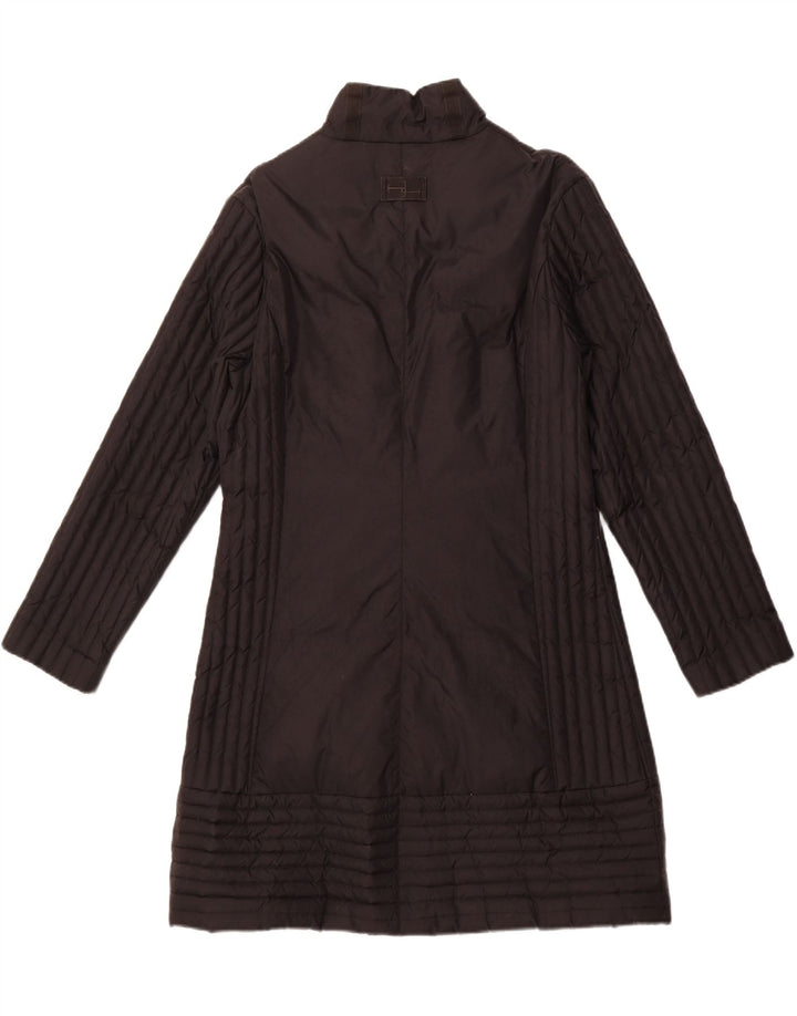 TRUSSARDI JEANS Damen Wattierter Mantel IT 48 XL Schwarz Polyamid