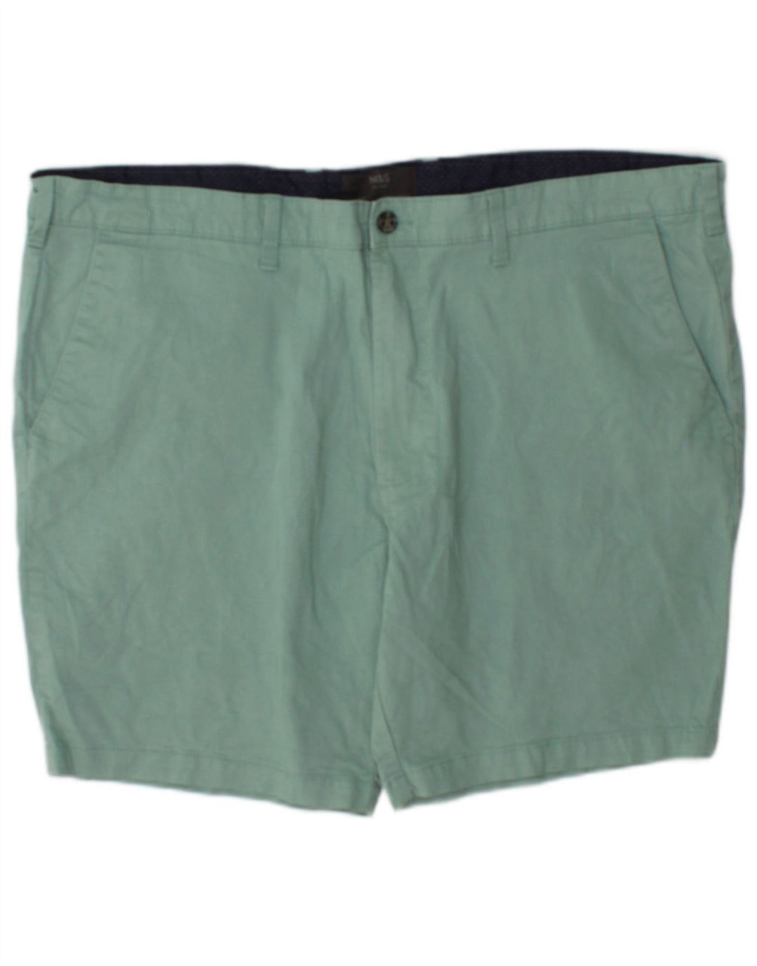 Marks & Spencer Herren Chinoshorts W42 2XL Grüne Baumwolle