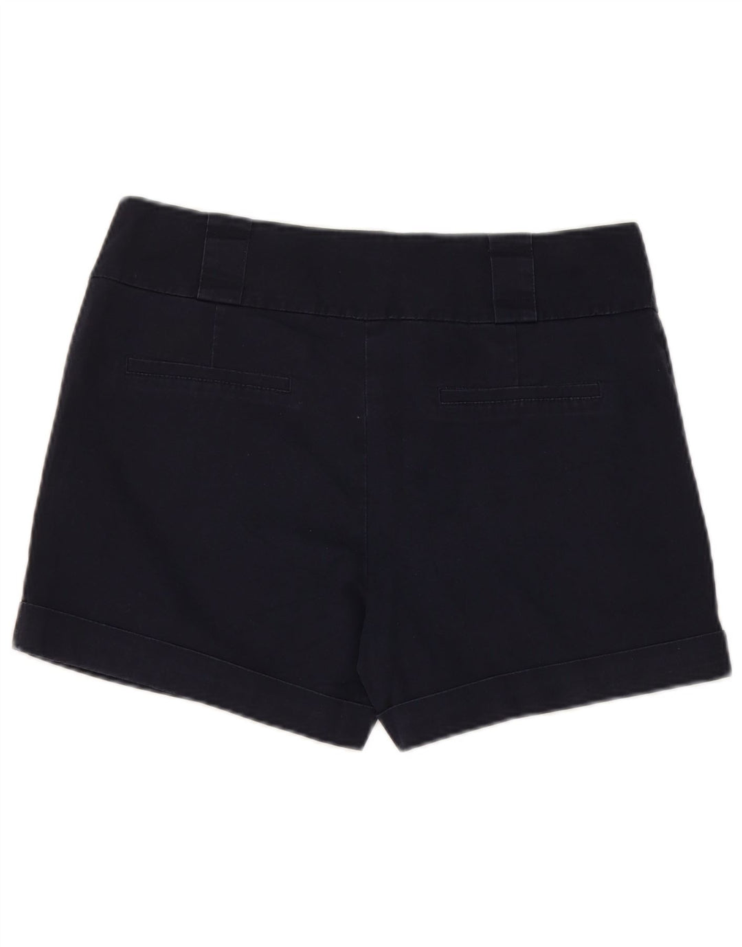Oasis Damen-Chinoshorts UK 12 Medium W32 Marineblaue Baumwolle