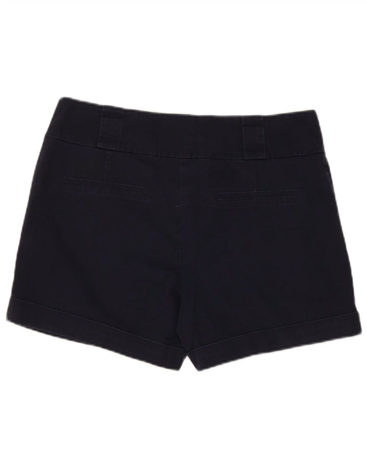 Oasis Damen-Chinoshorts UK 12 Medium W32 Marineblaue Baumwolle