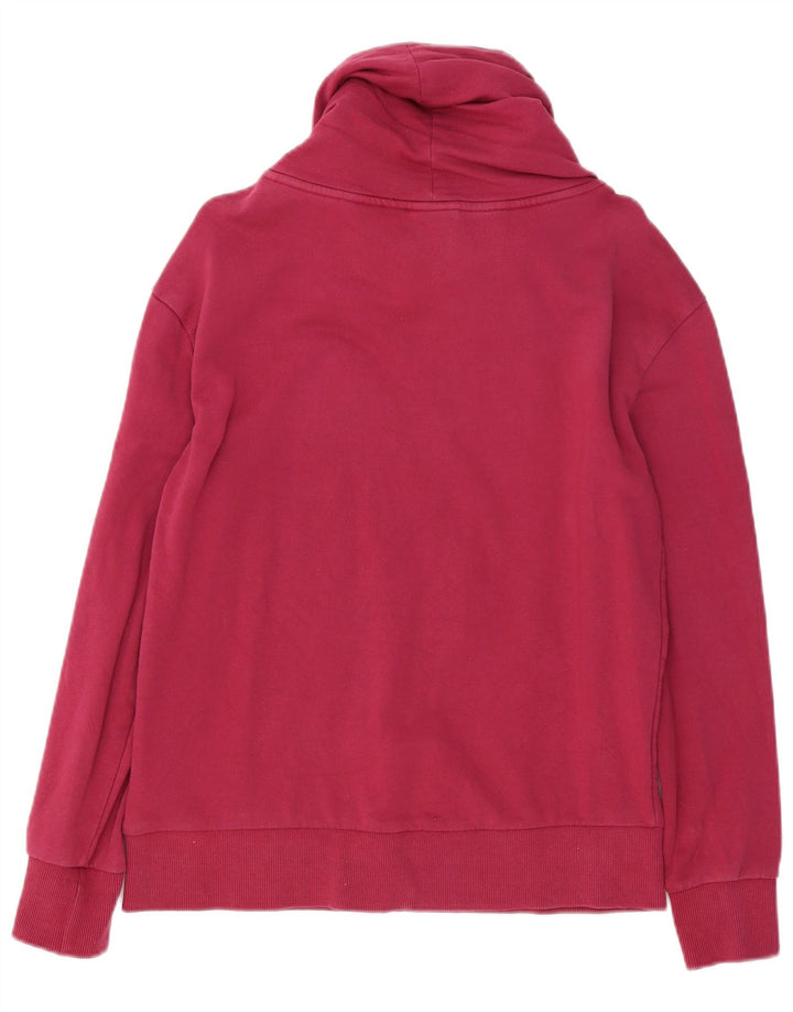 Diadora Herren-Sweatshirt mit Rollkragen, mittelgroß, Burgunderrot, Baumwolle