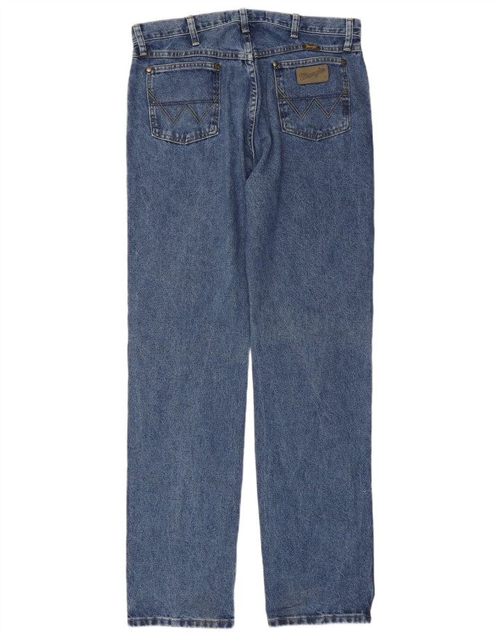 Wrangler Herren Straight Jeans W34 L36 Blaue Baumwolle