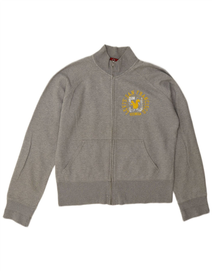 Levi's Damen-Trainingsanzug mit grafischem Oberteil, Gr. 18, XL, Grau meliert