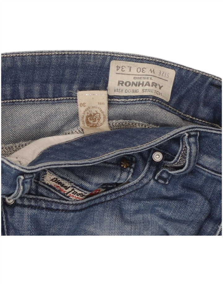 DIESEL Herren Ronhary Denim Shorts W30 Mittelblau