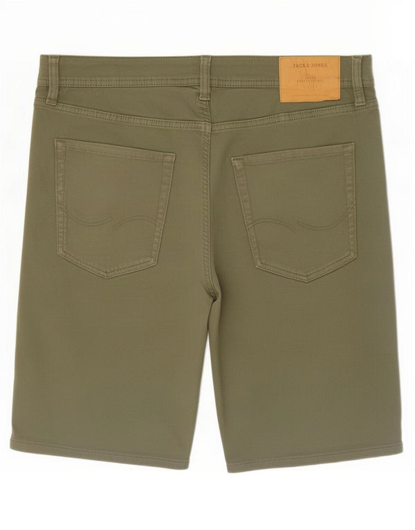 Jack & Jones Herren Casual Shorts Medium W32 Khaki Baumwolle
