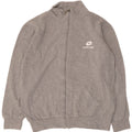 Lotto Damen-Trainingsanzug, Top-Jacke, UK 18, XL, graue Baumwolle