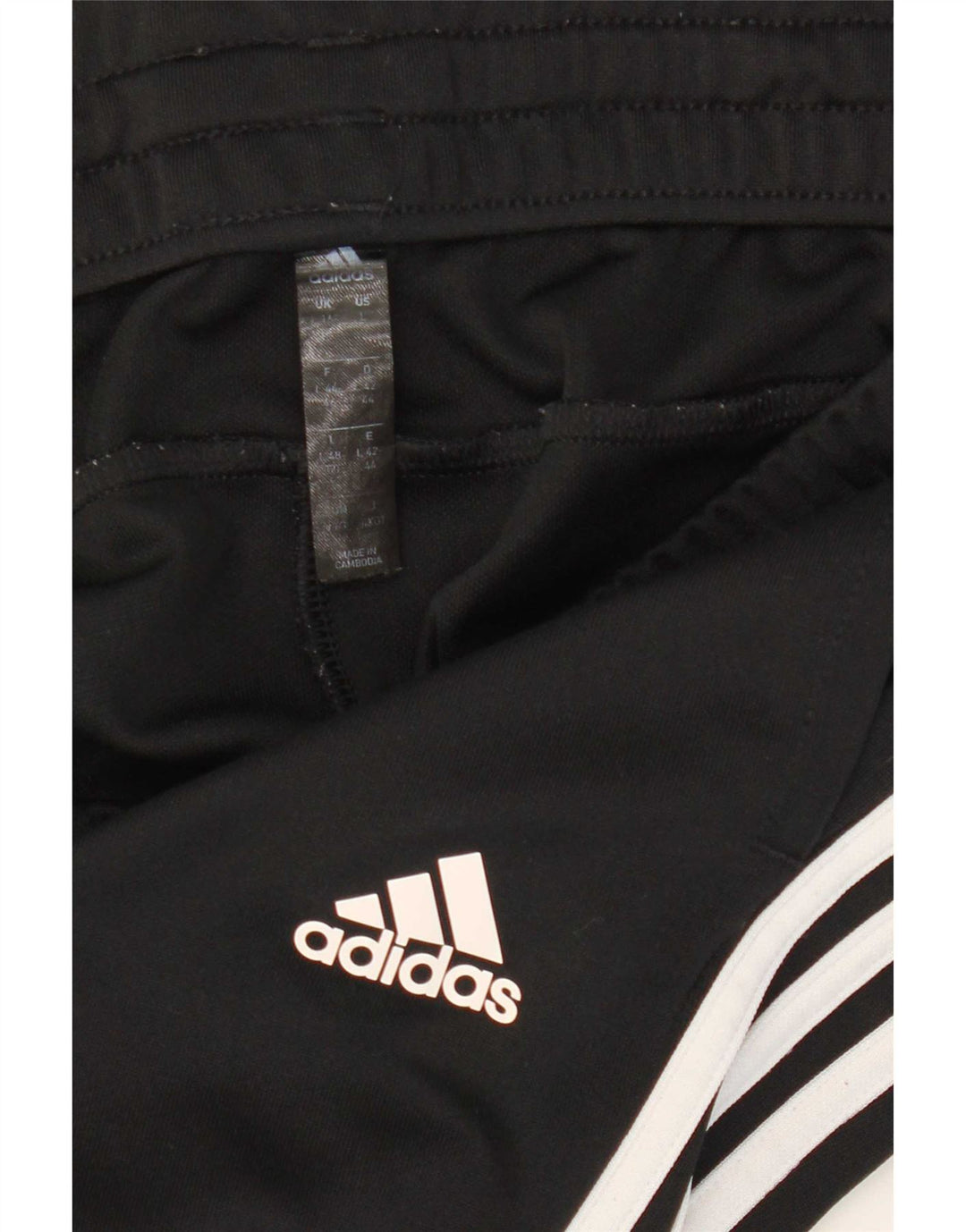 Adidas Damen Trainingshose UK 16/18 Large Schwarz Polyester