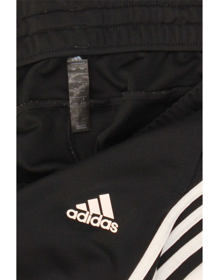 Adidas Damen Trainingshose UK 16/18 Large Schwarz Polyester