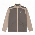 Nike Jungen-Trainingsanzug-Top-Jacke, 13–14 Jahre, XL, graues Colourblock-Polyester