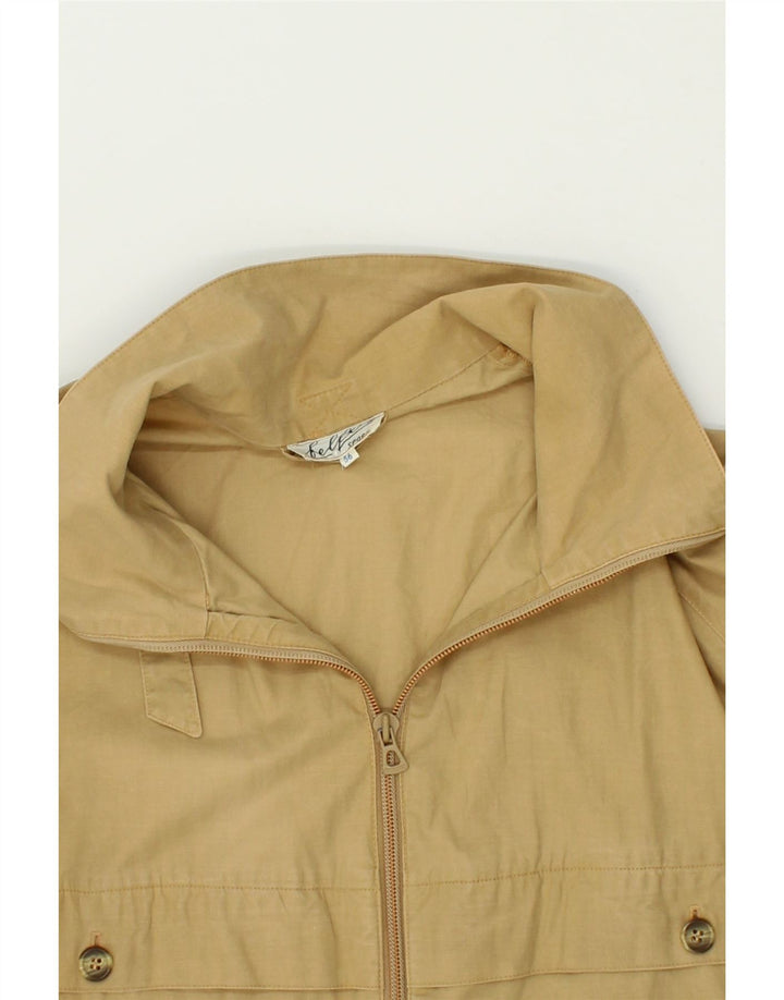 BELFE Herren Bomberjacke IT 56 3XL Beige Baumwolle
