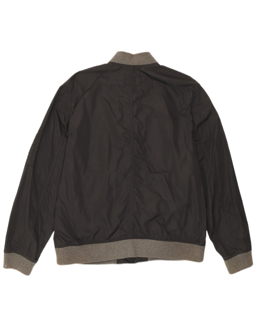 Gap Herren Bomberjacke UK 40 Large Schwarz Nylon