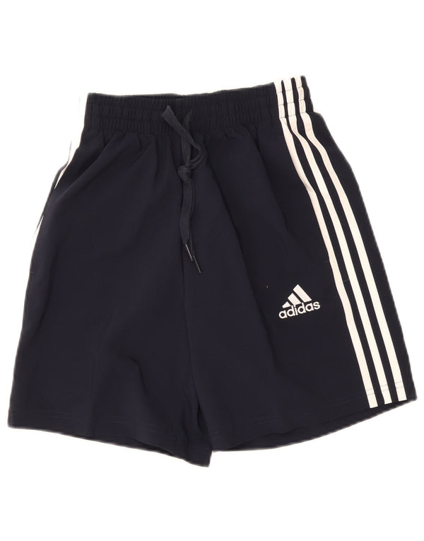 Adidas Damen Sportshorts UK 4 XS Marineblau Polyester