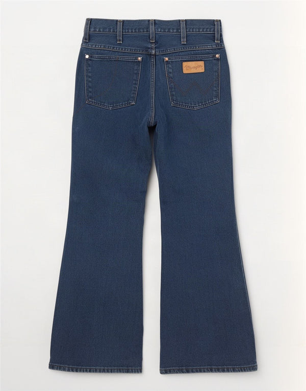 Wrangler Damen-Jeans mit weitem Bein, W28, L28, marineblaue Baumwolle