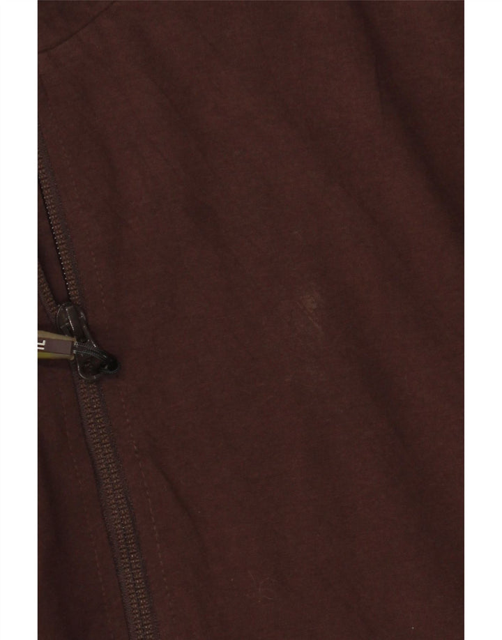 FILA Damen-Trainingsanzug-Top-Jacke, UK 16, große braune Baumwolle