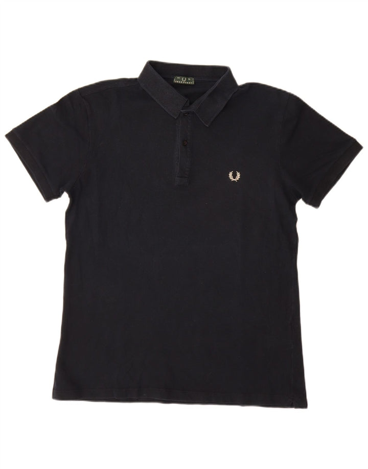 Fred Perry Herren-Poloshirt, große marineblaue Baumwolle